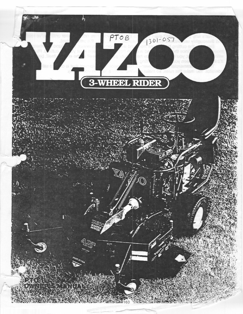 Yazoo PTO-B User manual Yazoo PTO-B User manual
