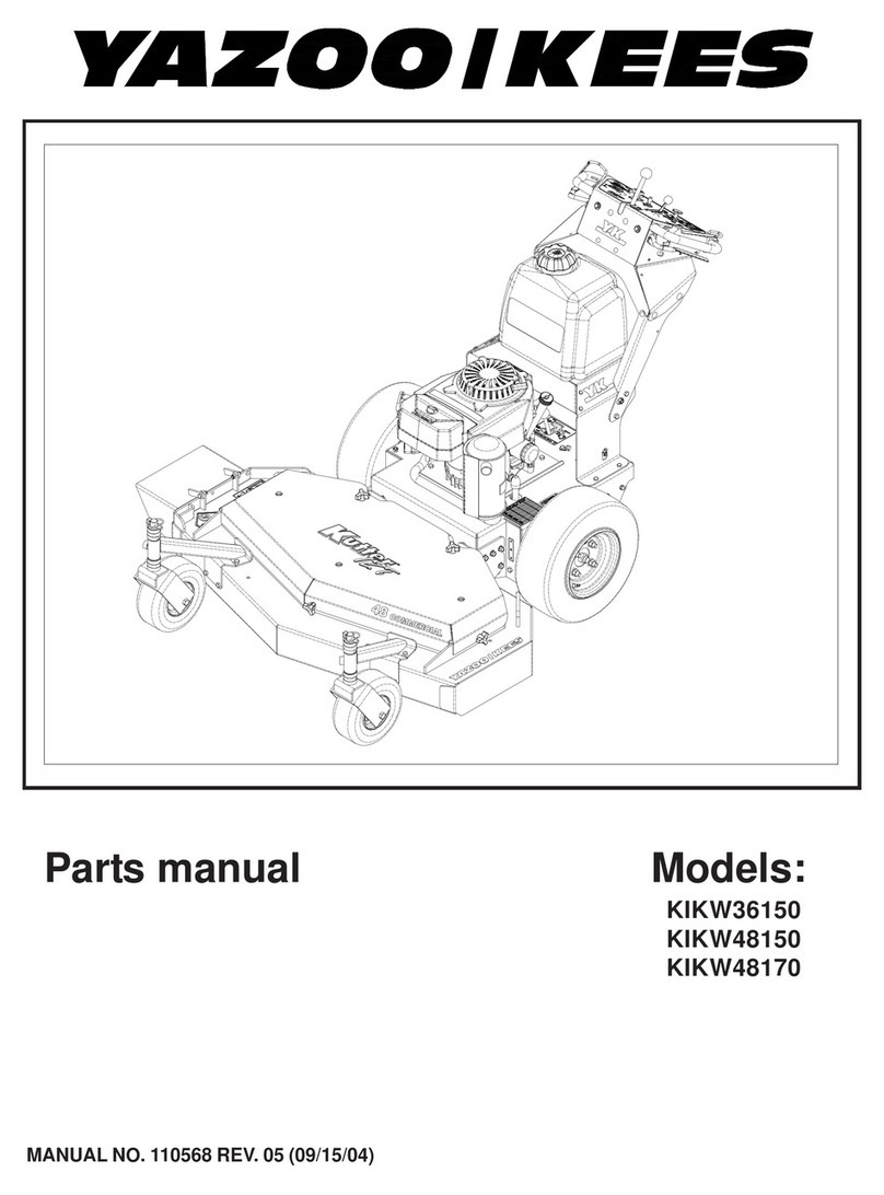Yazoo/Kees KIKW48150 parts manual