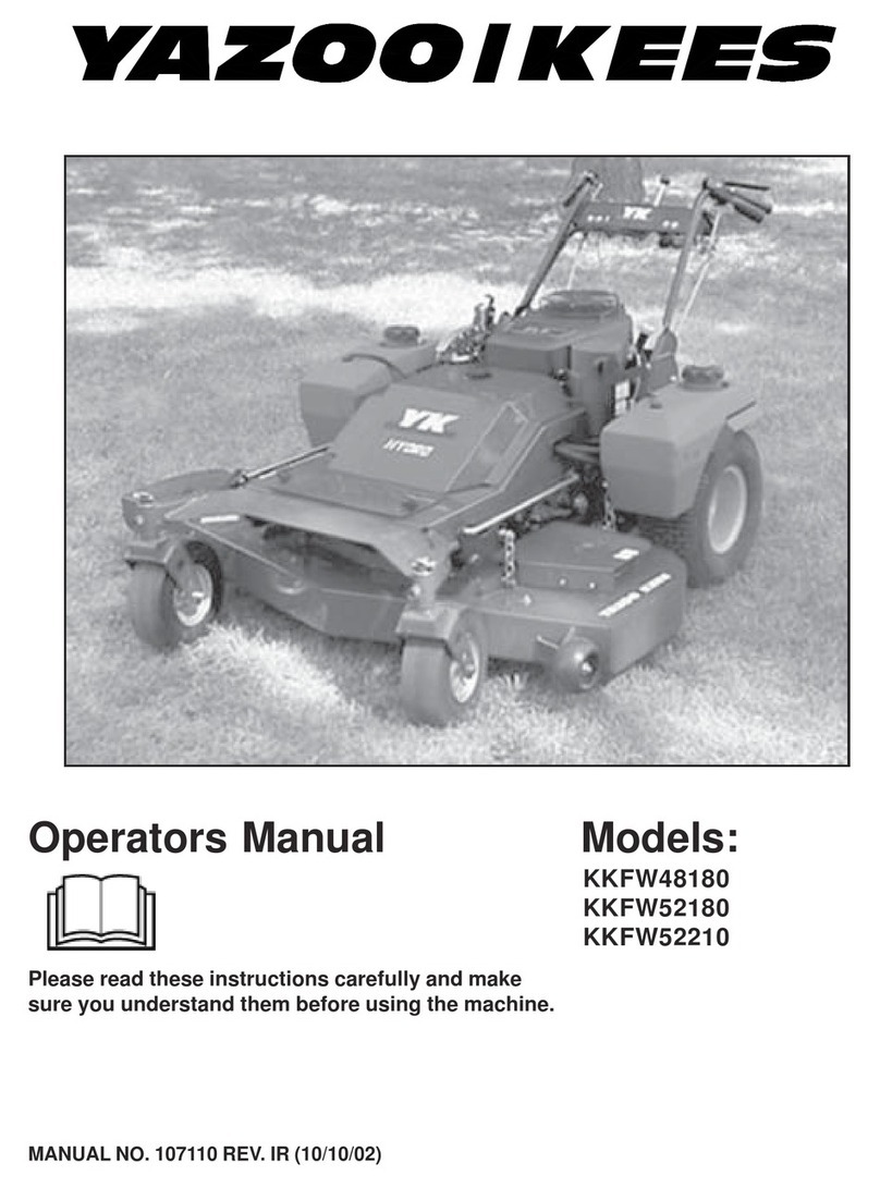 Yazoo/Kees KKFW48180 User manual