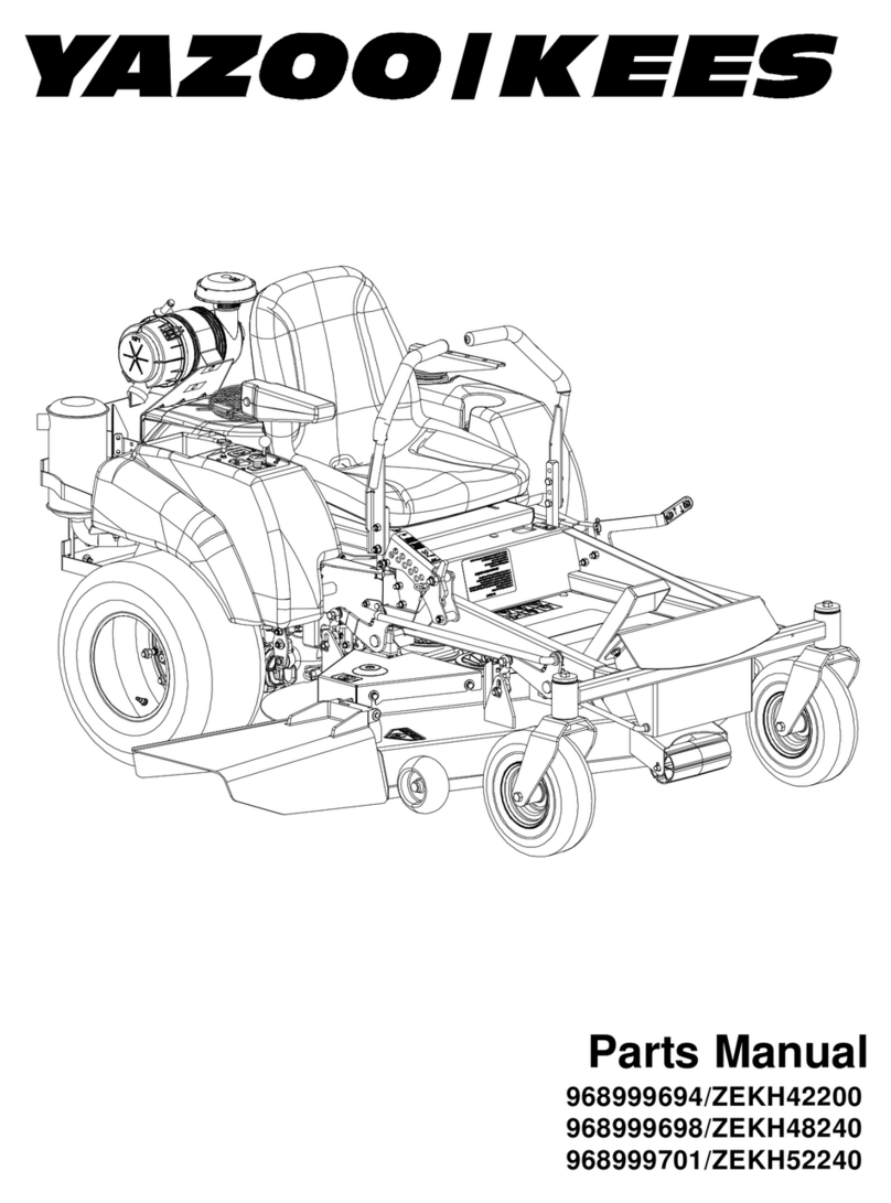 Yazoo/Kees 968999694/ZEKH42200 User manual