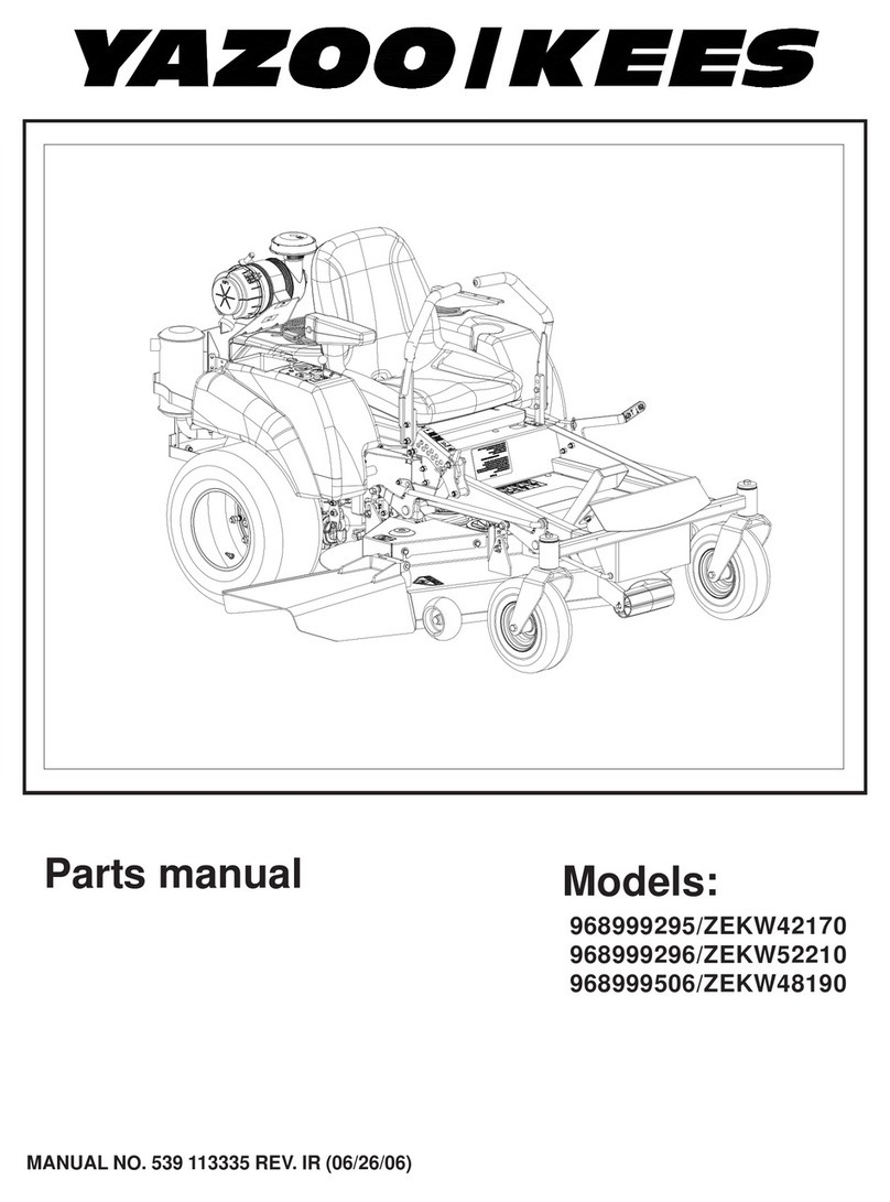 Yazoo/Kees 968999506 User manual