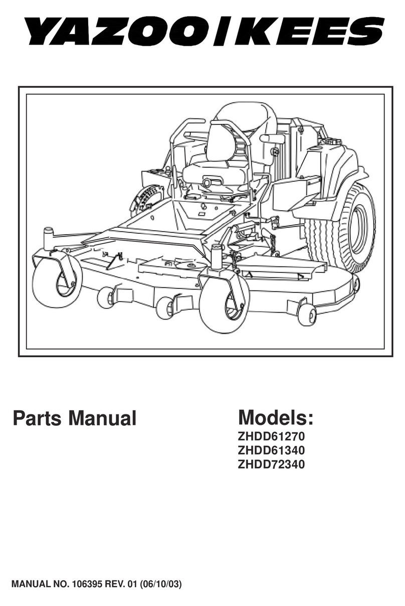 Yazoo/Kees 4HRK20 User manual