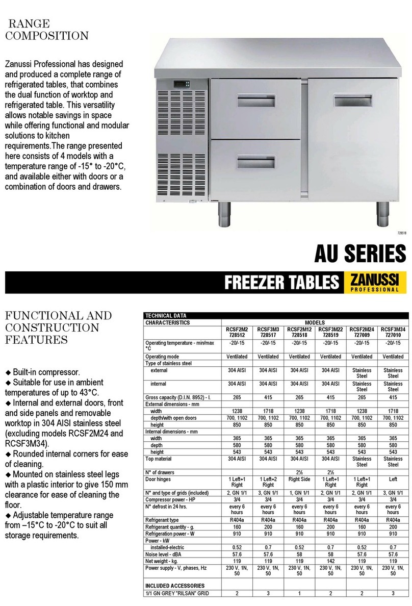 Zanussi 727009 Specifications