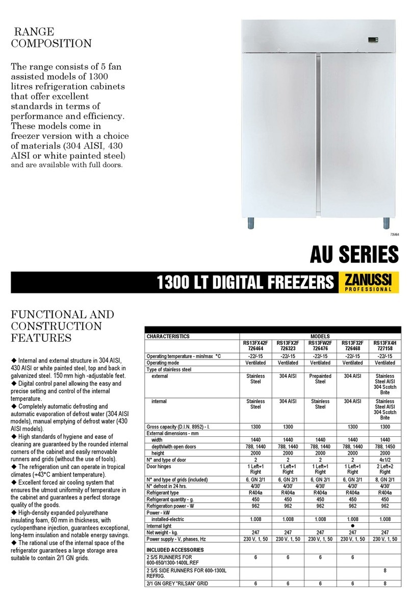 Zanussi 726323 Specifications