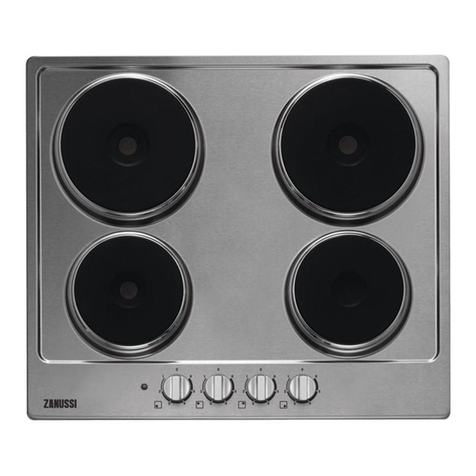 Zanussi Cook Plate User manual