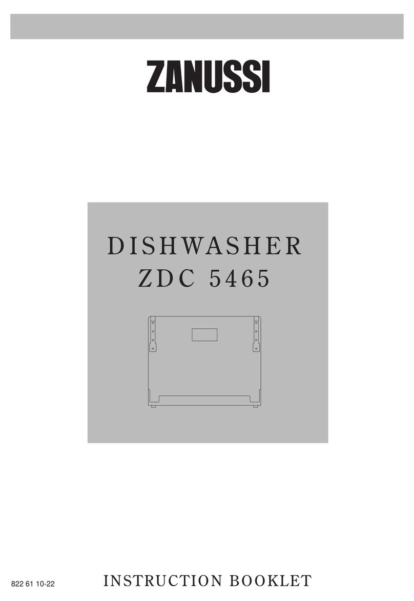 Zanussi ZDC 5465 Instruction booklet
