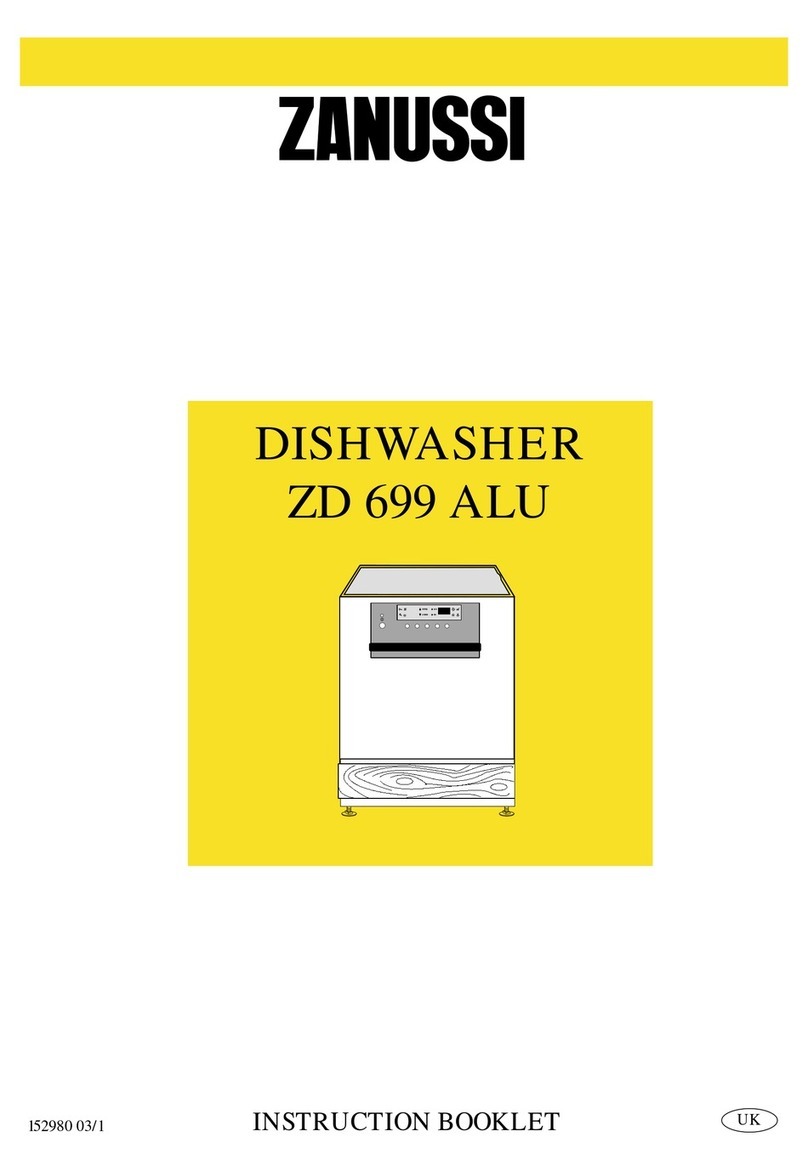 Zanussi ZD 699 ALU Instruction booklet