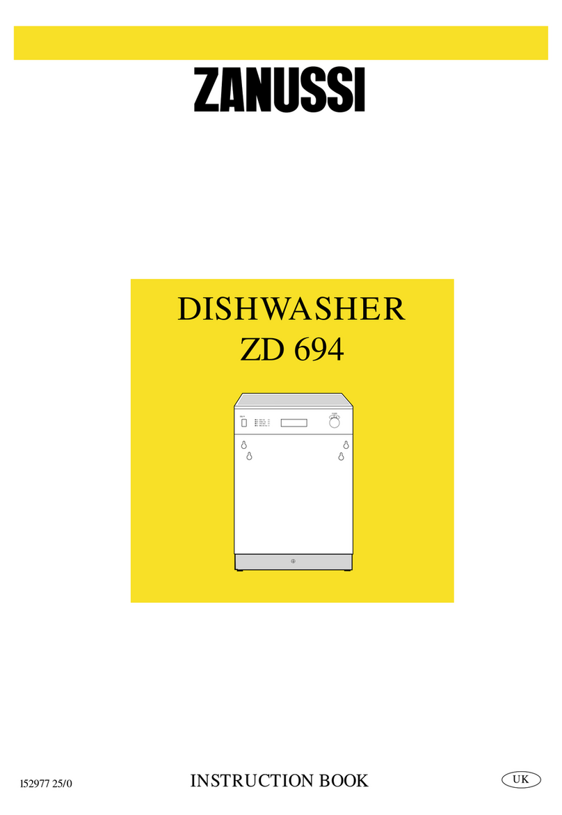 Zanussi ZD 694 User manual Zanussi ZD 694 User manual