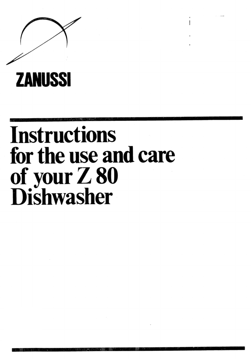 Zanussi Z 80 Use and care