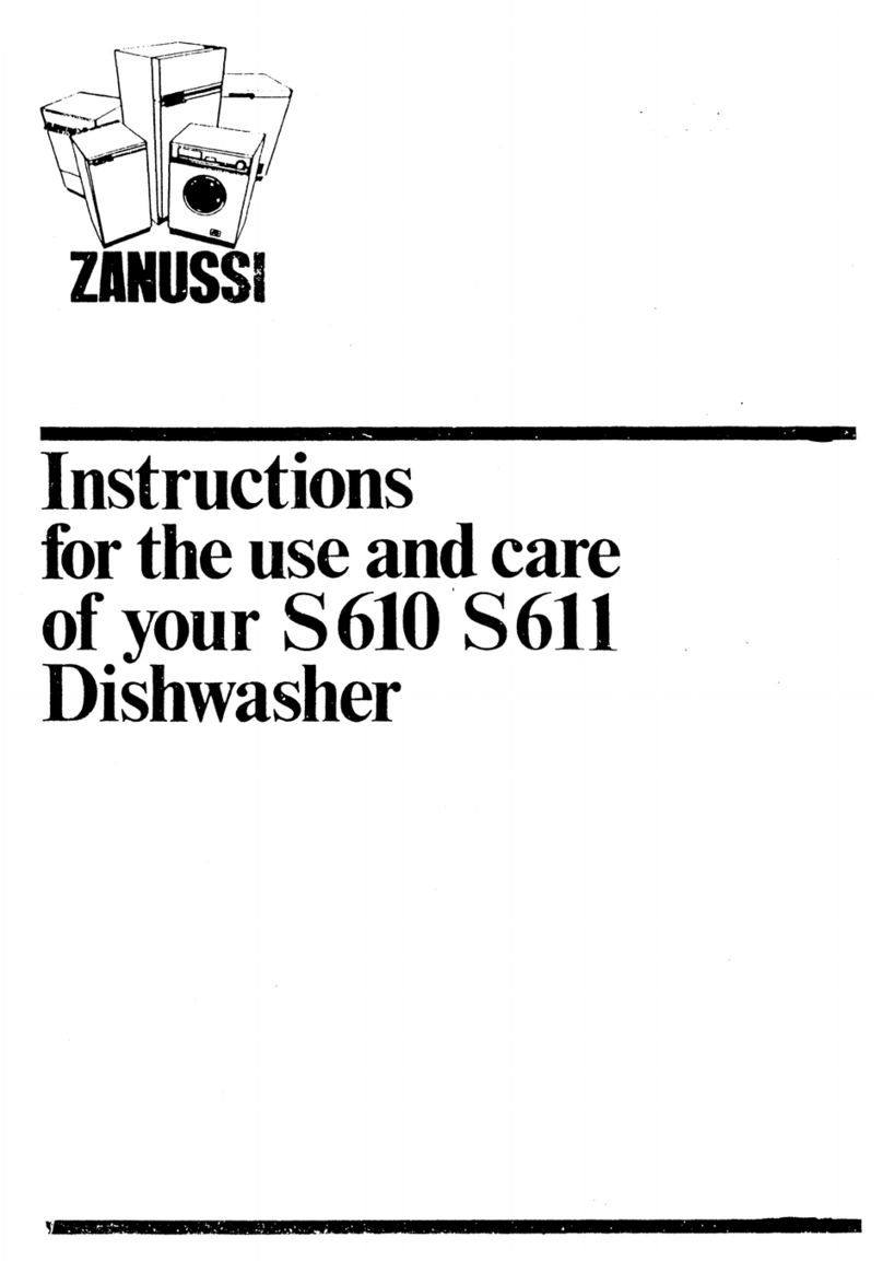 Zanussi S610 Instructions for use and care