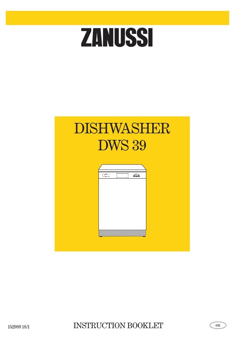 Zanussi DWS 39 User manual Zanussi DWS 39 User manual