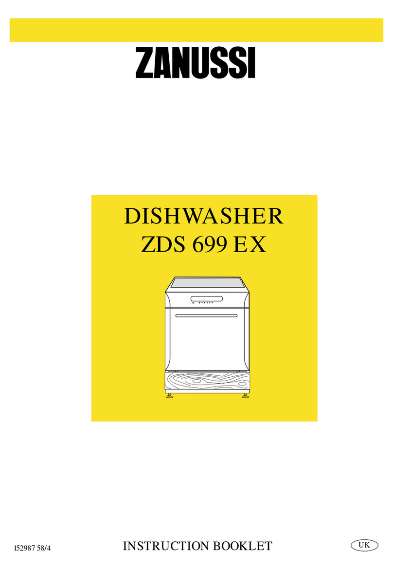 Zanussi ZDS 699 EX User manual Zanussi ZDS 699 EX User manual