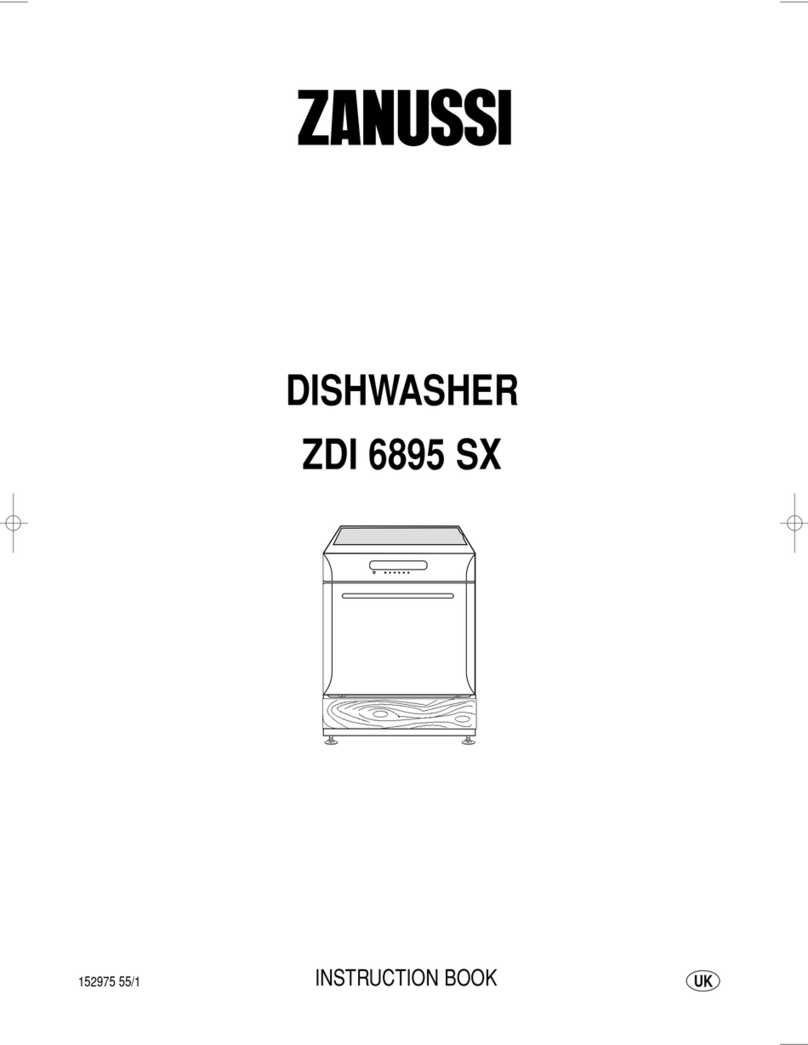 Zanussi ZDI 6895 SX User manual Zanussi ZDI 6895 SX User manual