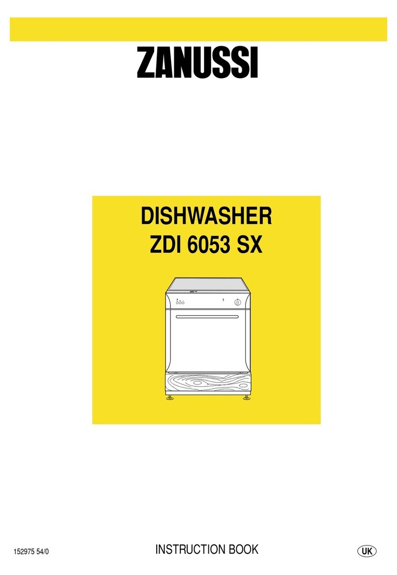 Zanussi ZDI 6053 SX Instruction book