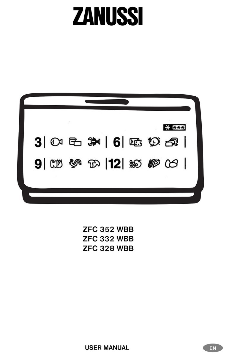 Zanussi ZFC 328 WBB user manual