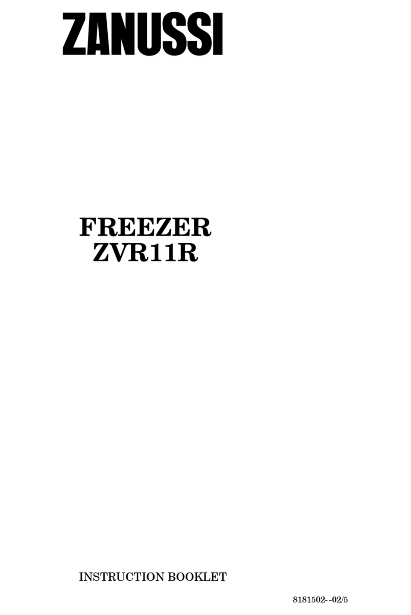 Zanussi ZVR11R Instruction booklet