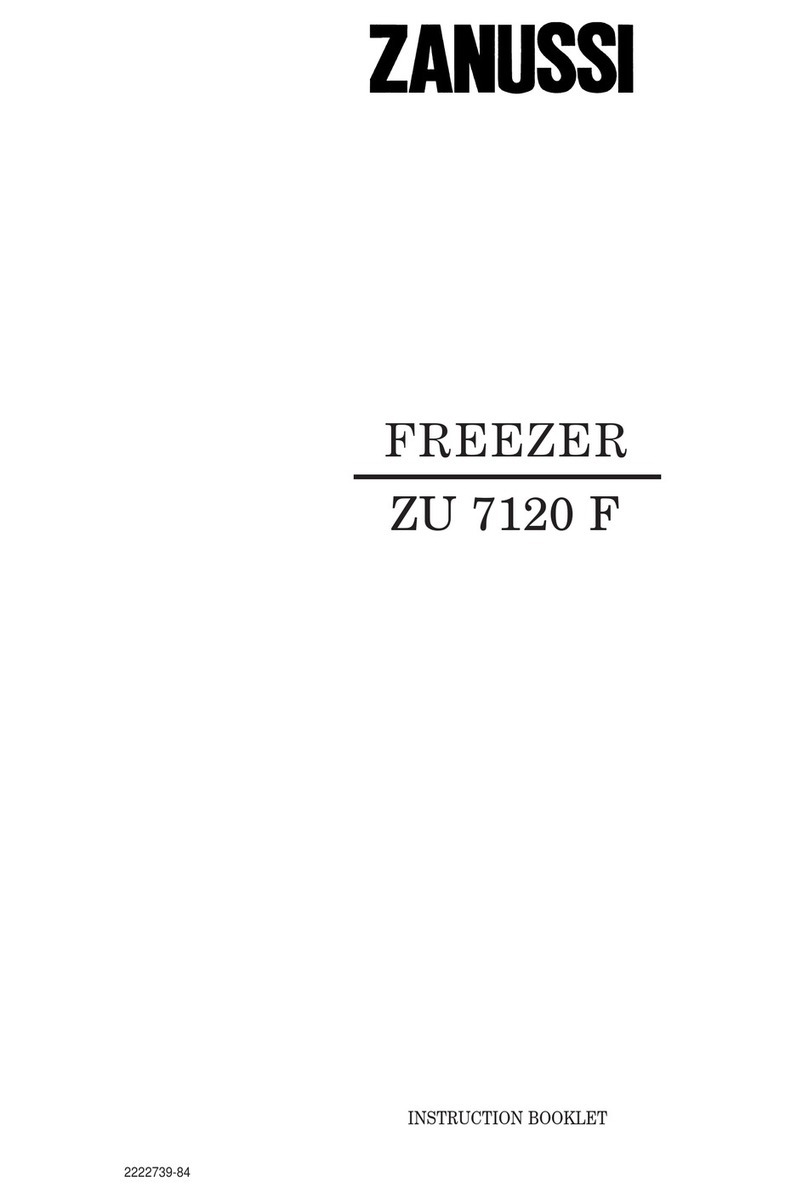 Zanussi ZU 7120 F Instruction booklet