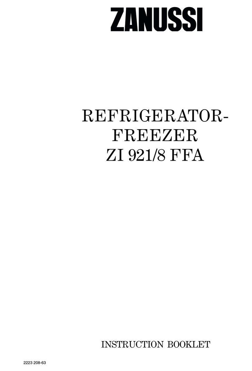 Zanussi Z1921/8 FFA User manual