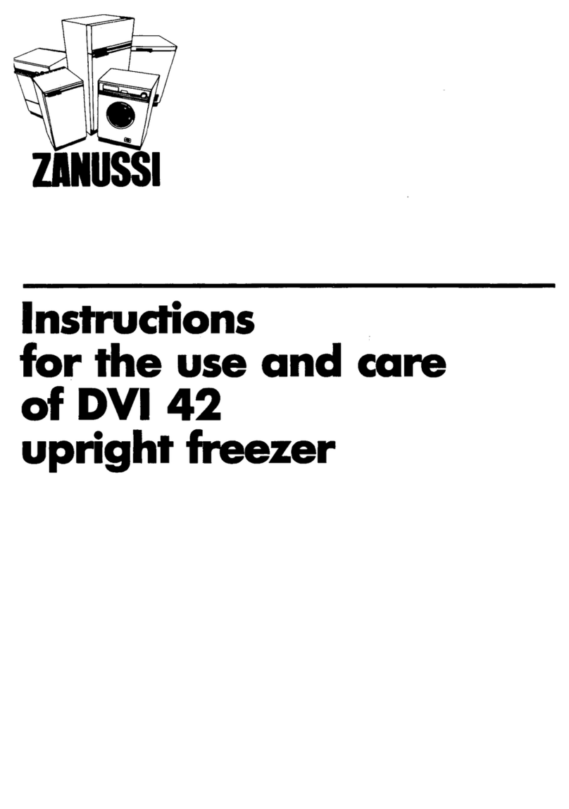 Zanussi DVi 42 Instructions for the use and care