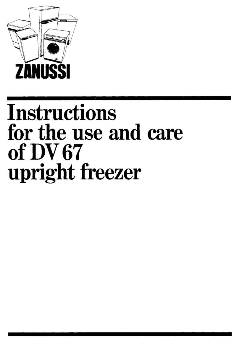 Zanussi DV 67 Instructions for the use and care