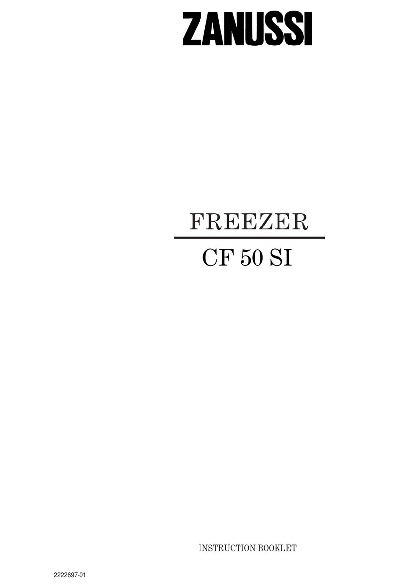 Zanussi CF 50 SI Instruction booklet