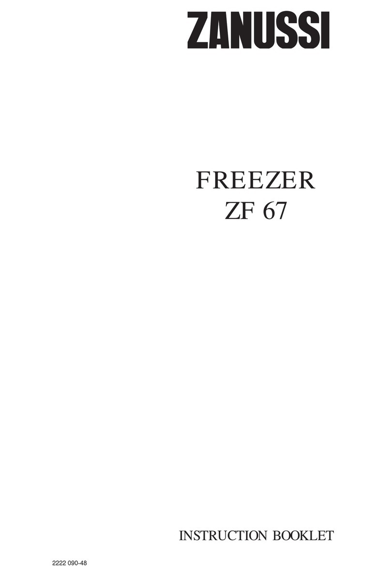 Zanussi ZF 67 Instruction booklet