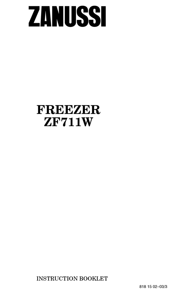 Zanussi ZF711W Instruction booklet