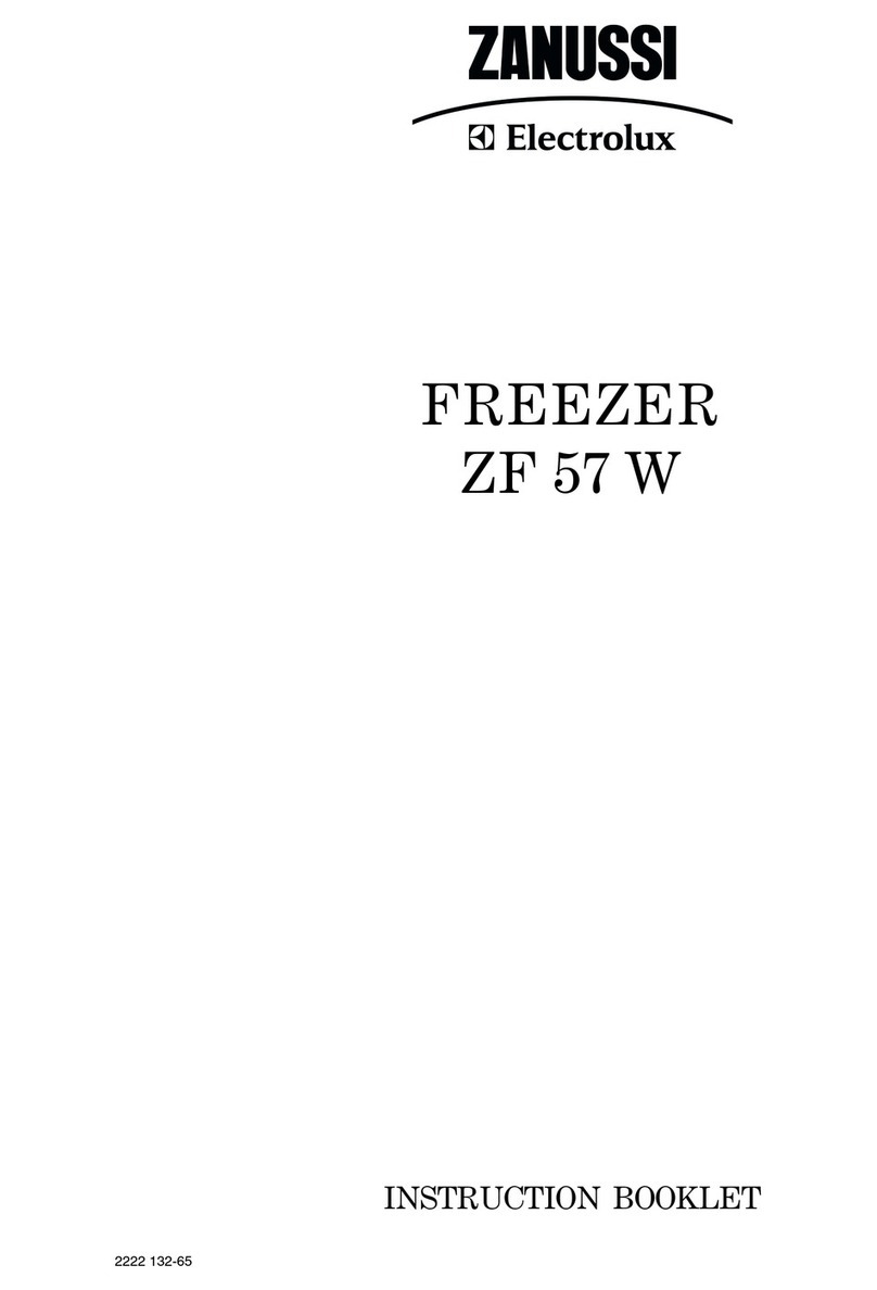 Zanussi Electrolux ZF 57 W Instruction booklet
