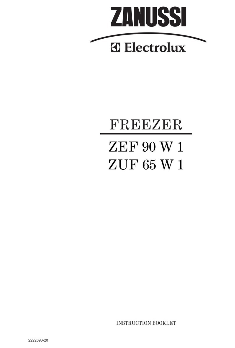Zanussi Electrolux ZEF 90 W 1 Instruction booklet