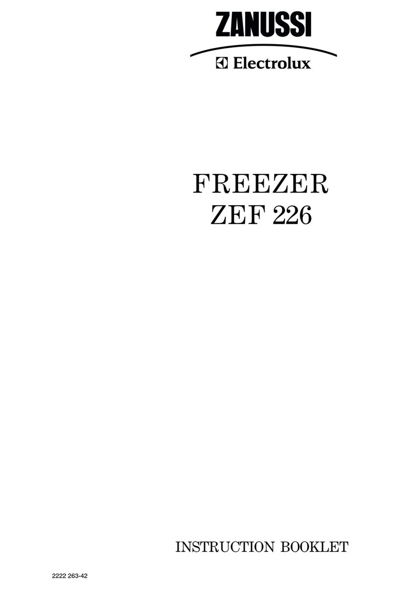 Zanussi Electrolux ZEF 226 Instruction booklet