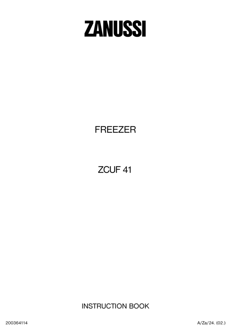 Zanussi ZCUF 41 Instruction book