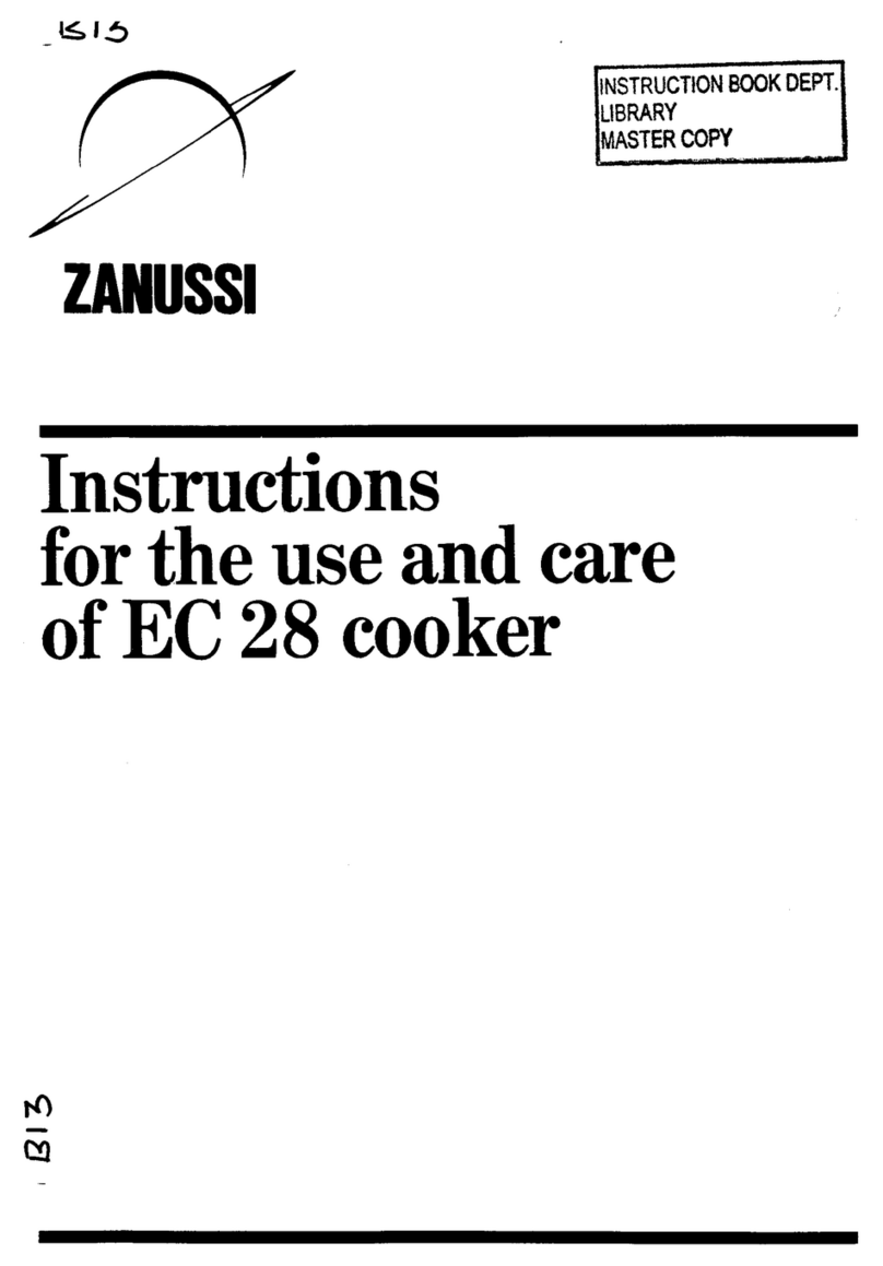 Zanussi EC28 Operating and safety instructions