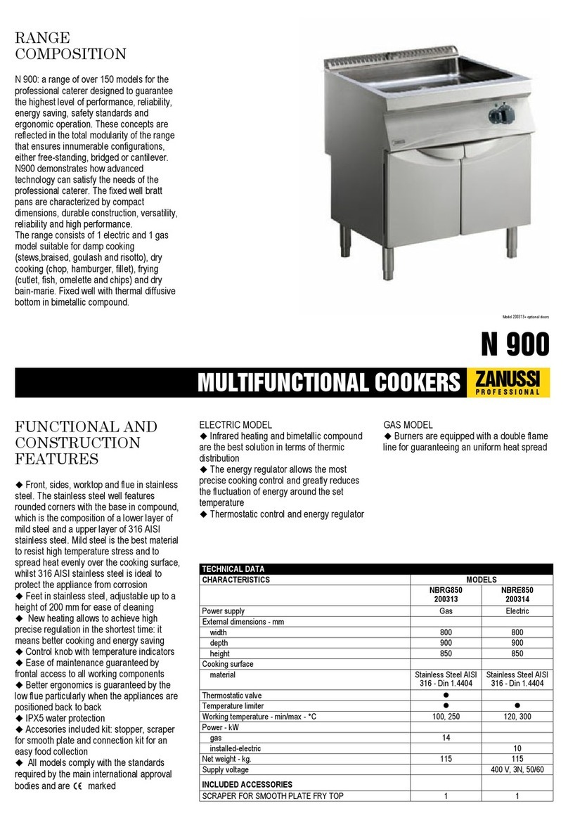 Zanussi N 900 Specifications