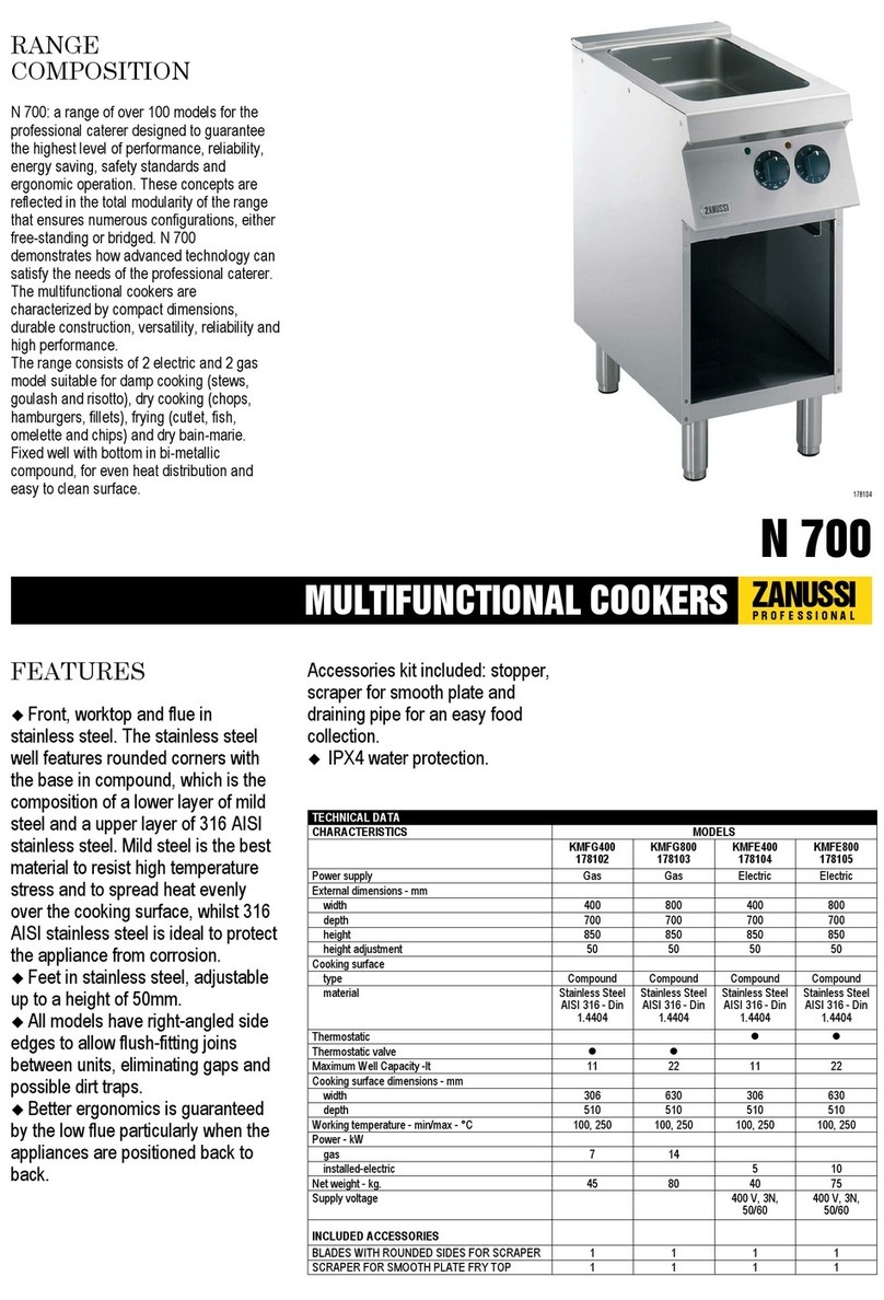 Zanussi 178102 Specifications