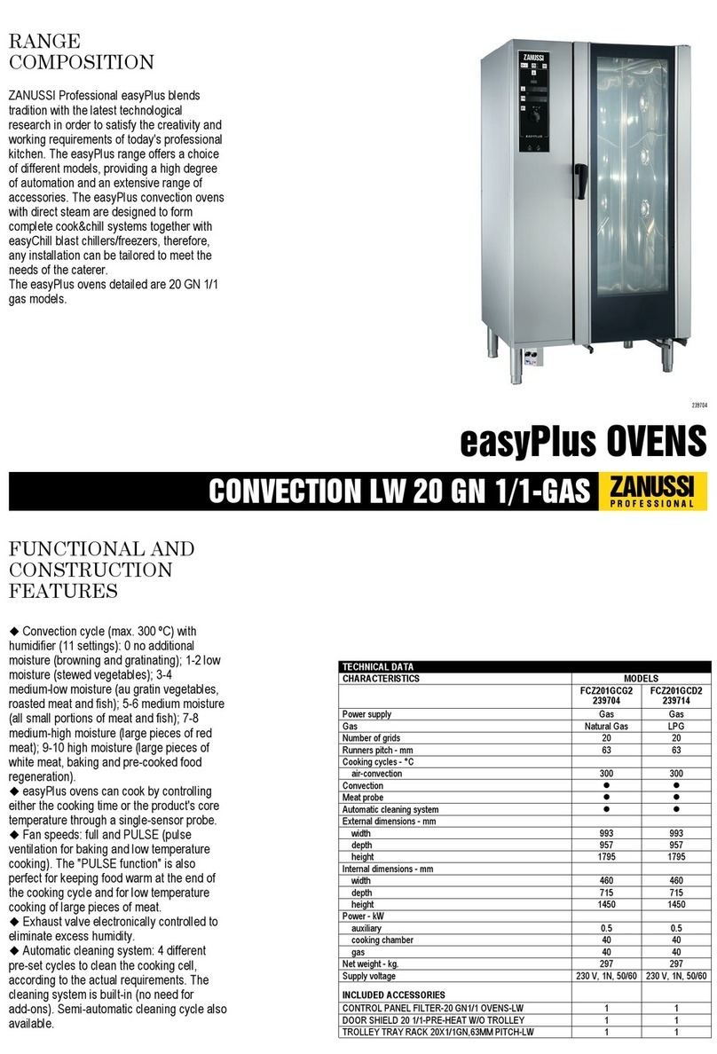 Zanussi EasyPlus 239504 Brochure & specs Zanussi EasyPlus 239504 Brochure & specs