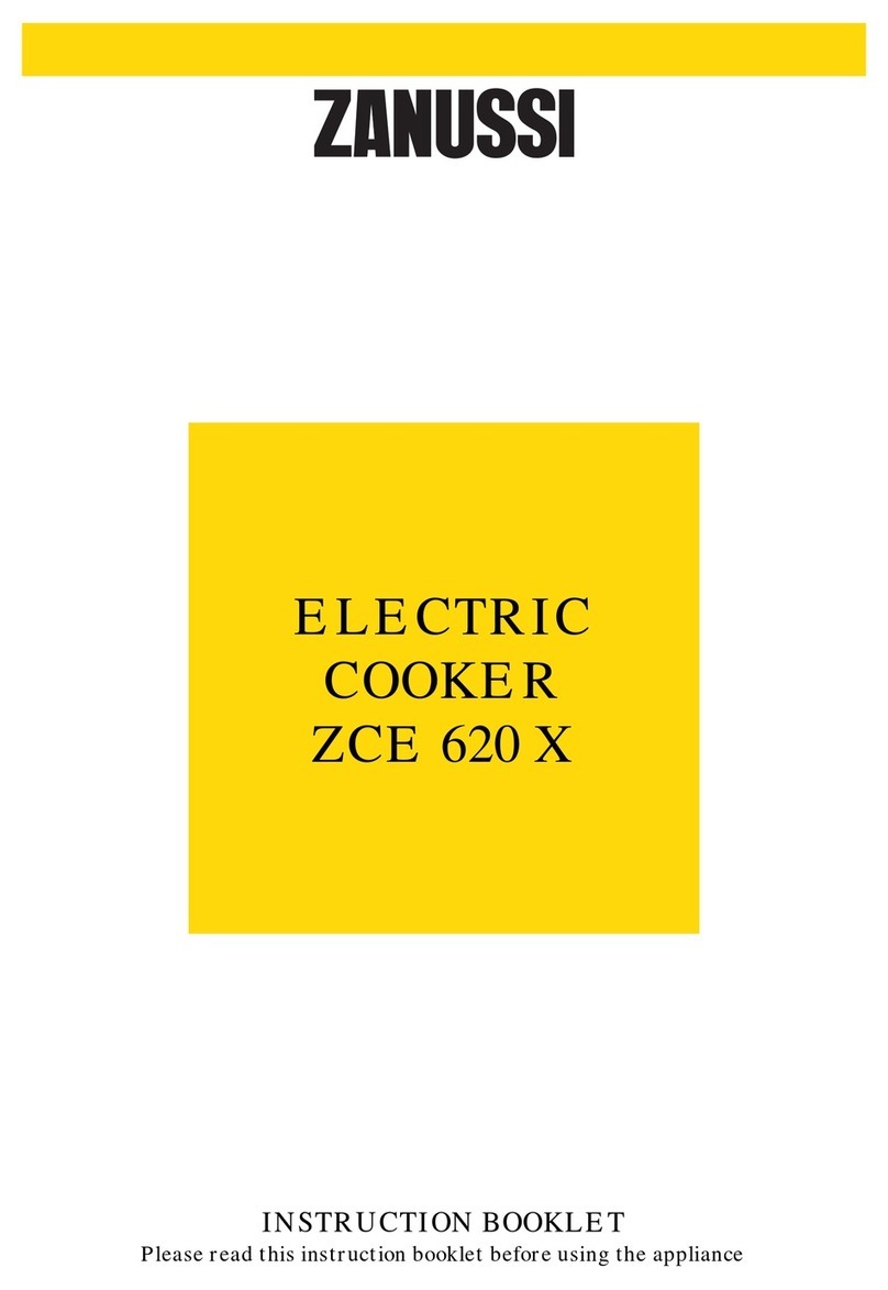 Zanussi ZCE 620 X User manual