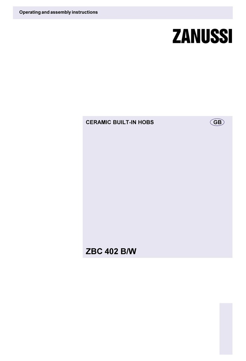 Zanussi ZBC 402 B/W Operating and assembly instructions