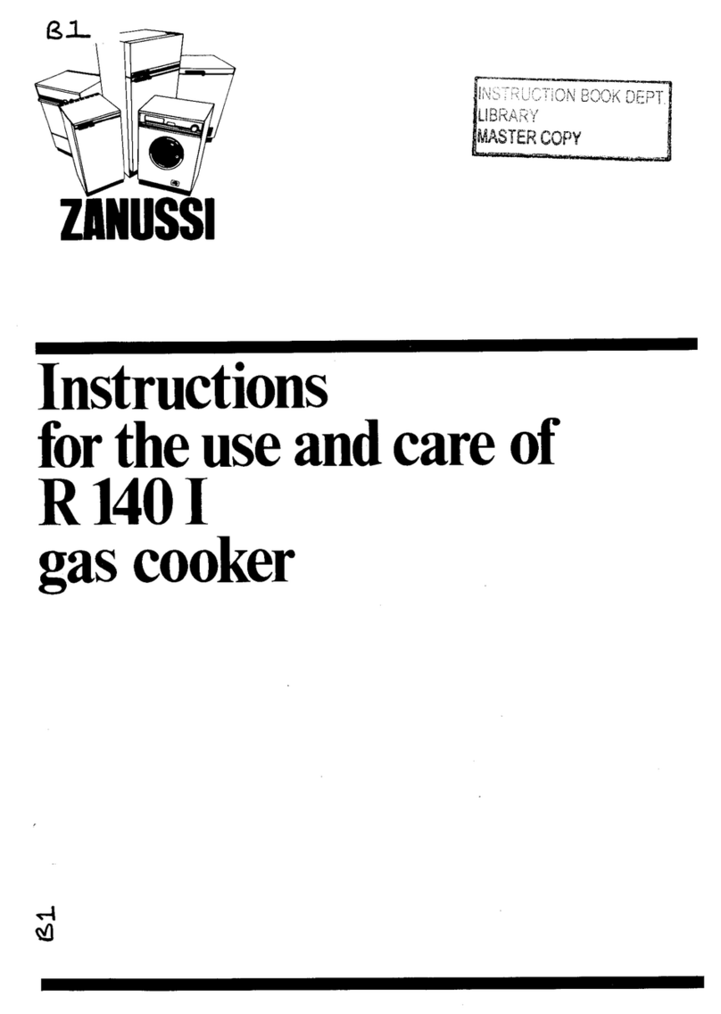 Zanussi R 140 I Assembly instructions