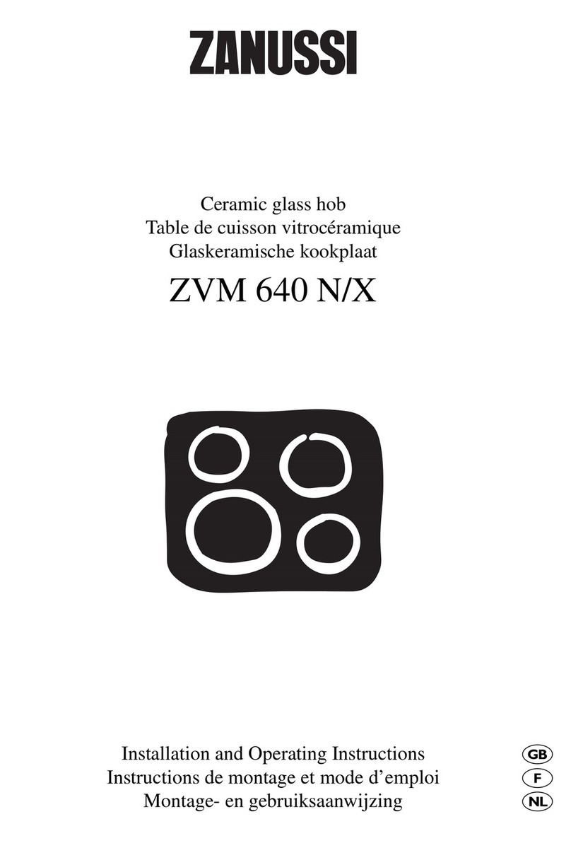 Zanussi U31219 ZVM 640 N/X User manual
