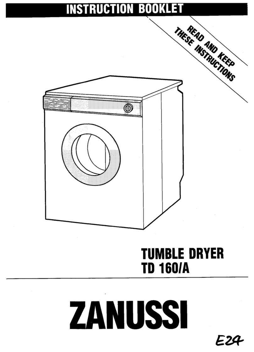 Zanussi TD 160/A User manual