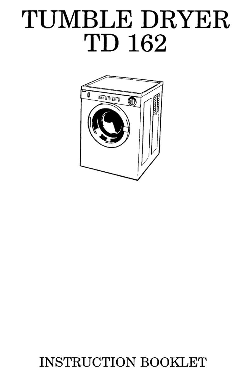 Zanussi TD 162 User manual