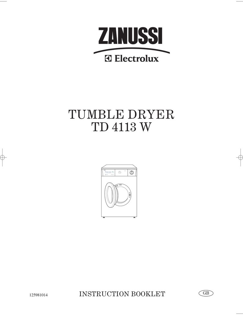 Zanussi TD 4113 W Instruction booklet