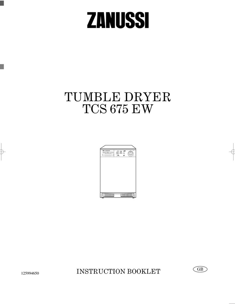 Zanussi TCS 675 EW User manual Zanussi TCS 675 EW User manual