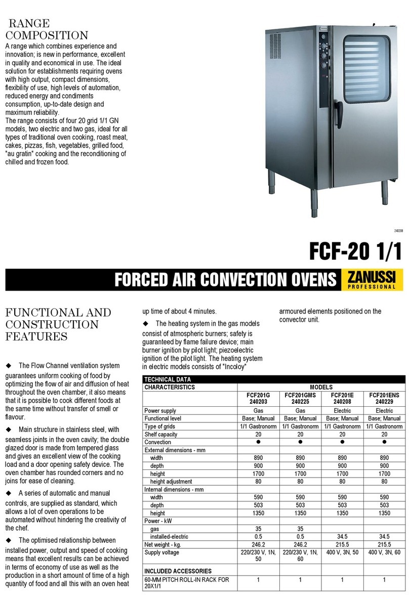 Zanussi FCF 201 G Specifications