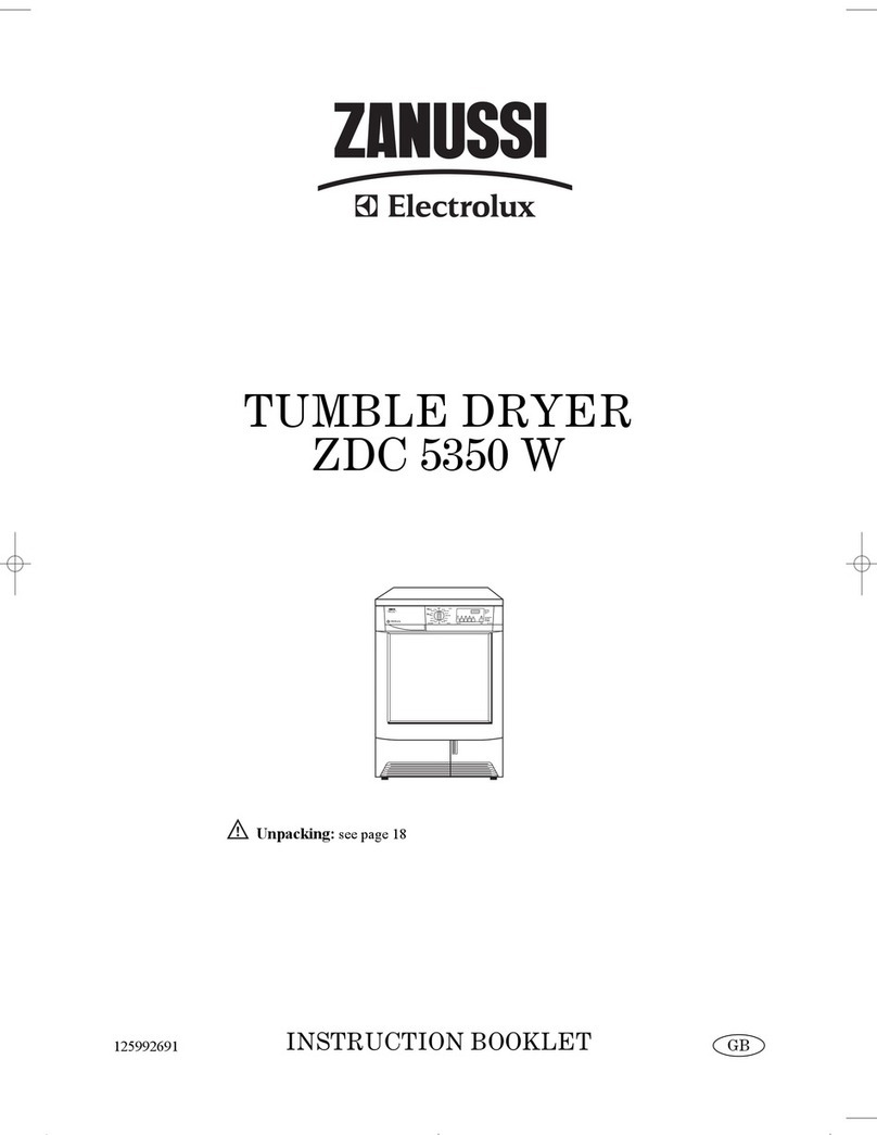 Zanussi ZDC 5350 W User manual