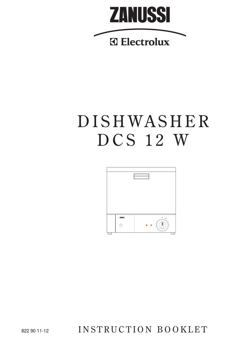 Zanussi Electrolux DCS 12 W Instruction booklet Zanussi Electrolux DCS 12 W Instruction booklet