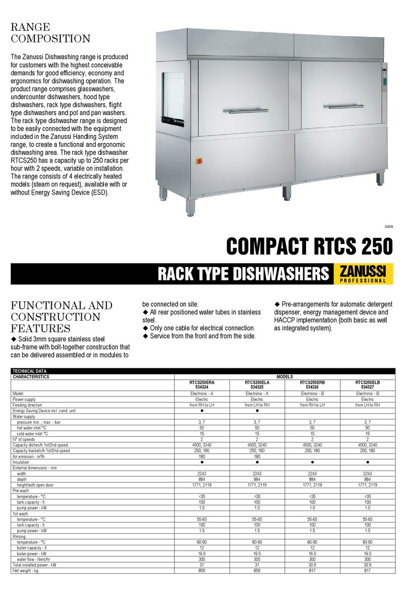 Zanussi 534324 Technical data