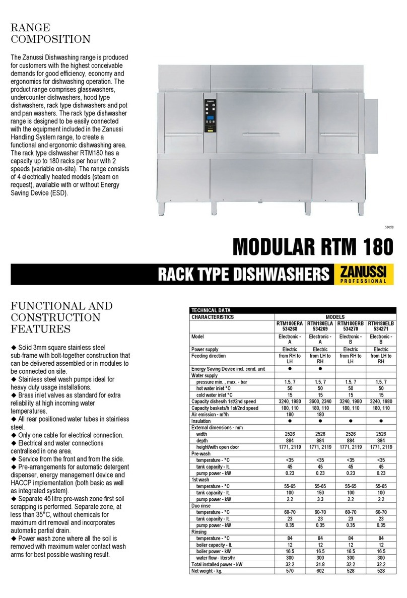 Zanussi 534268 Specifications