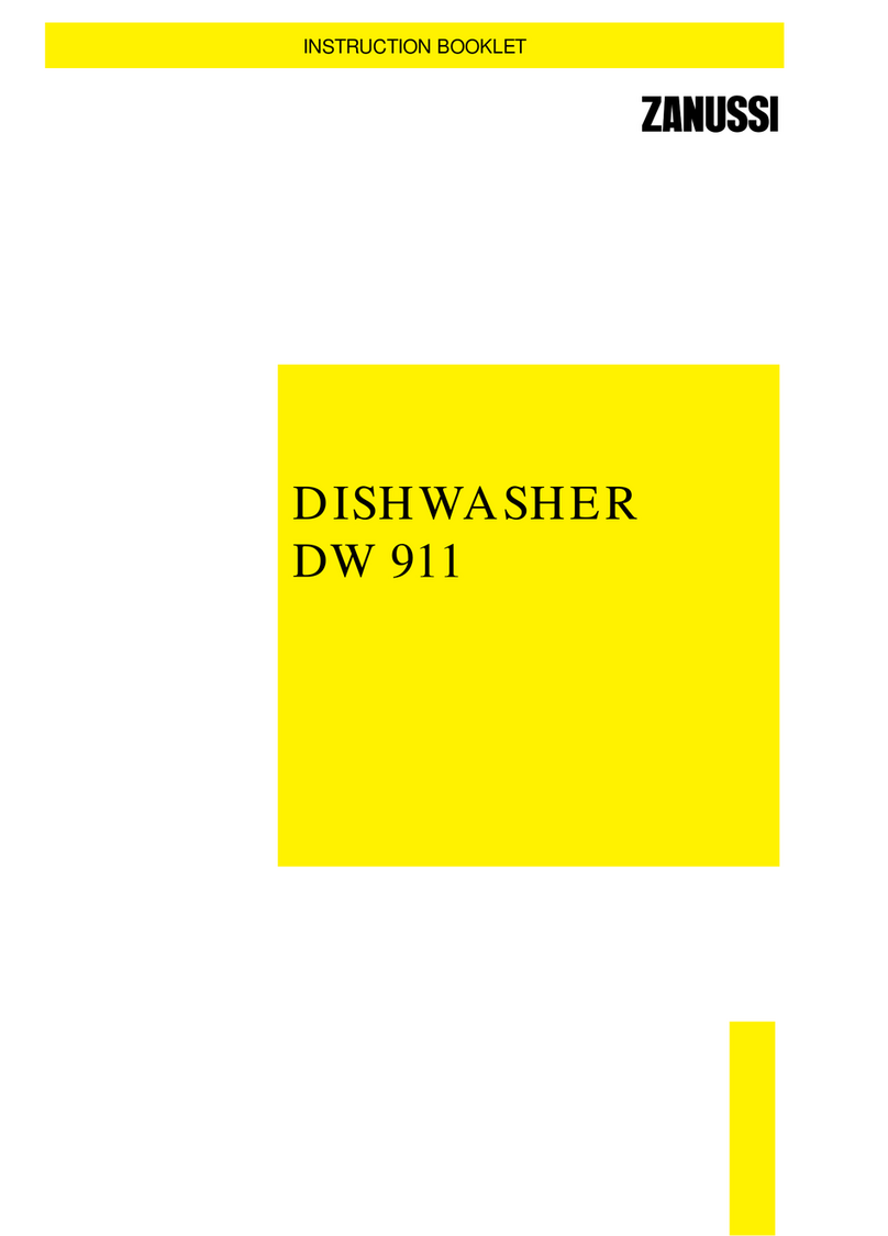Zanussi DW 911 Instruction booklet