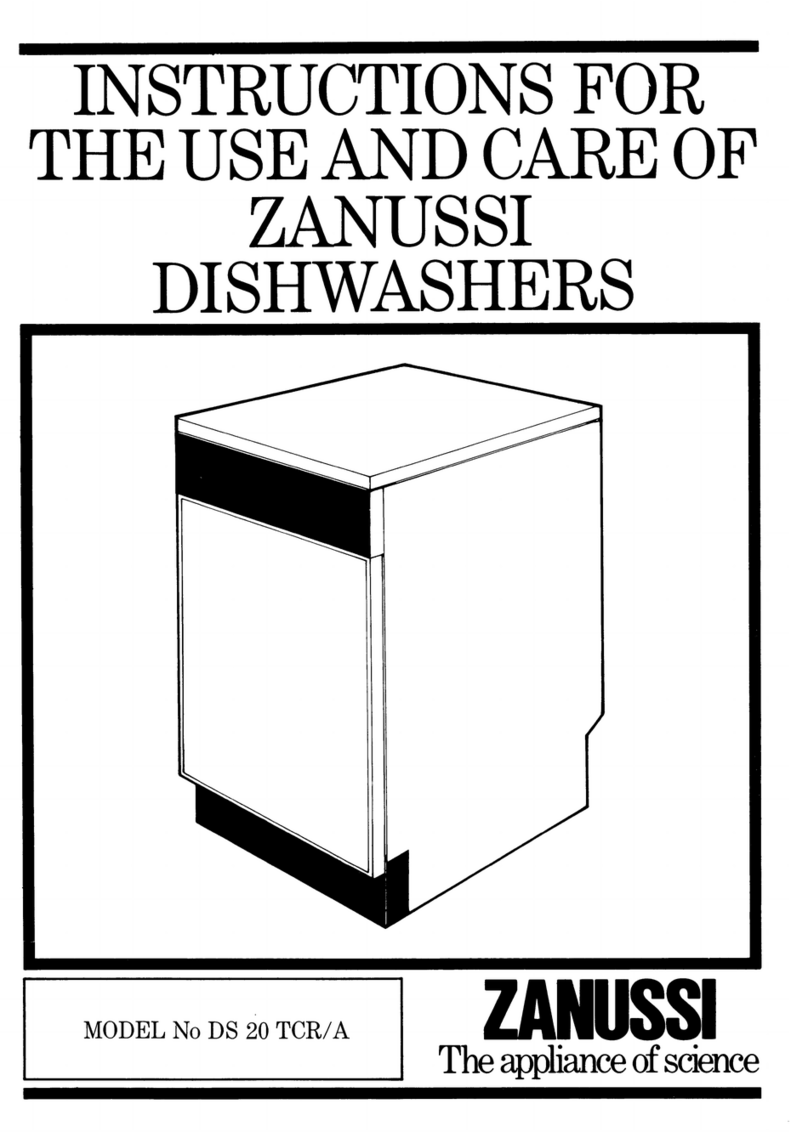 Zanussi DS 20 TCR/A Assembly instructions